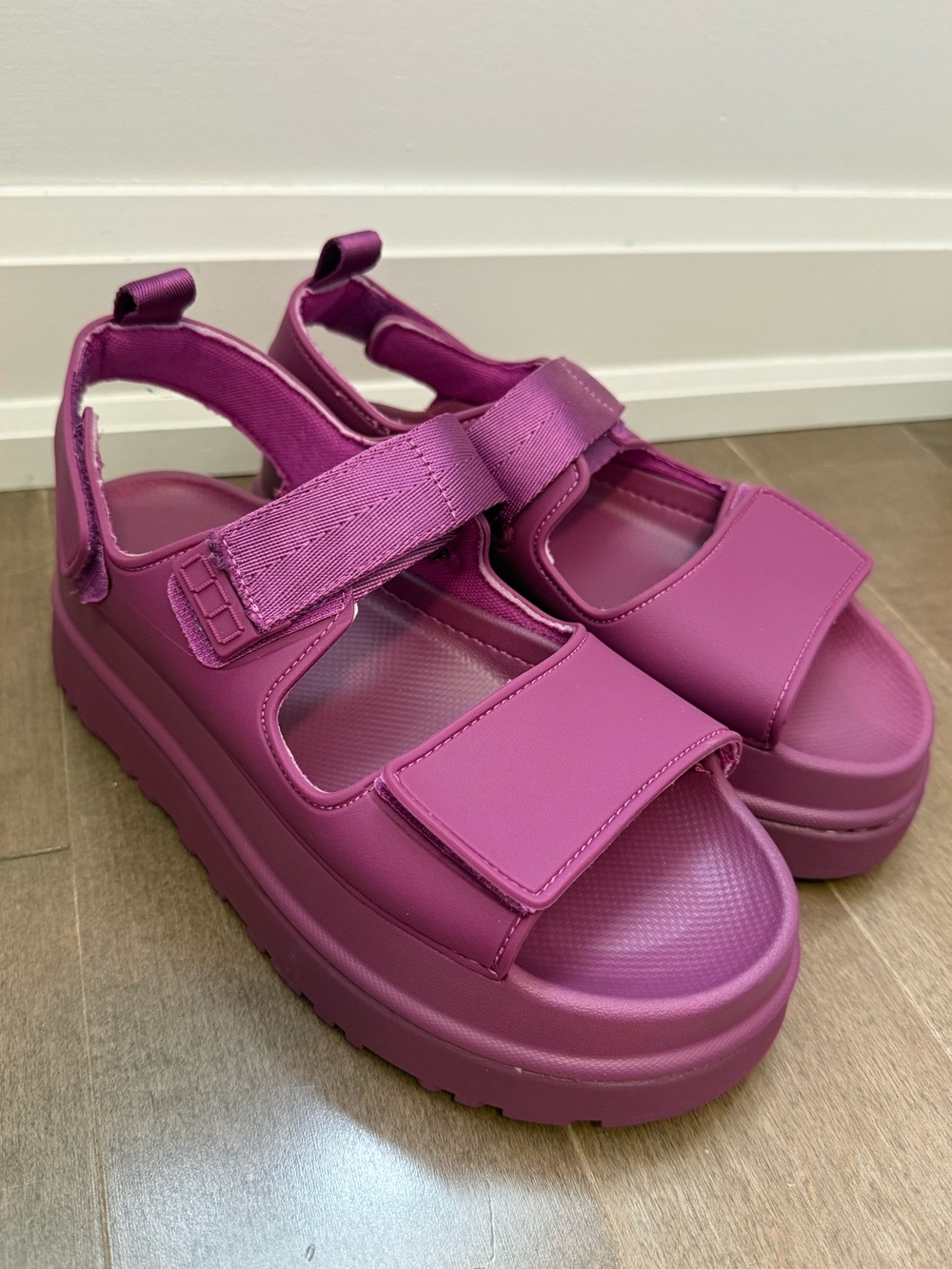 Dream Pairs Chunky Platform Adjustable Hook and Loop Summer Sandals size 7 - Picture 5 of 6